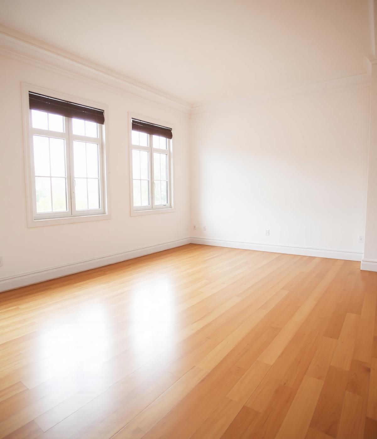Empty rental property cleaned and ready for inspection