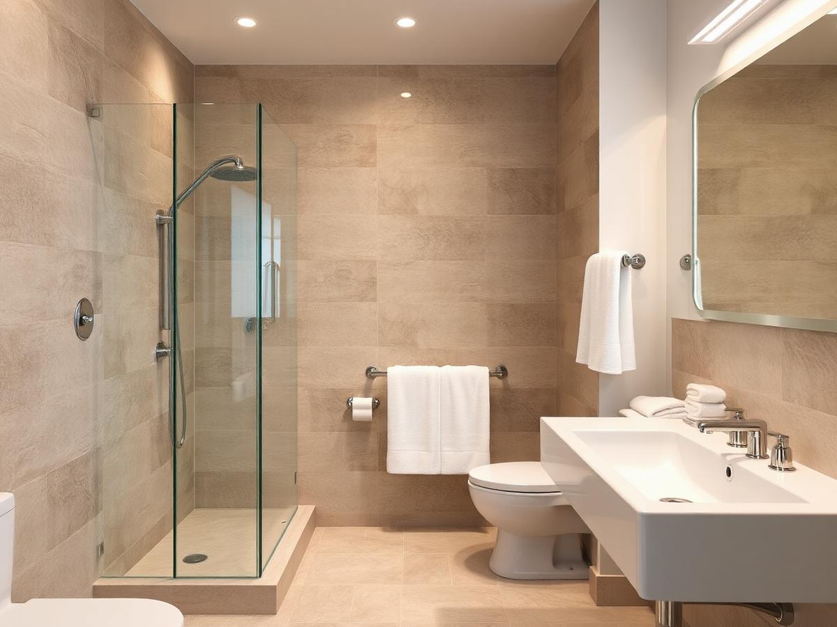 Bathroom cleaned to a high standard